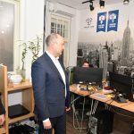 Gradonačelnik Grada Novog Sada Milana Đurića u poseti Novosadskom omladinskom forumu
